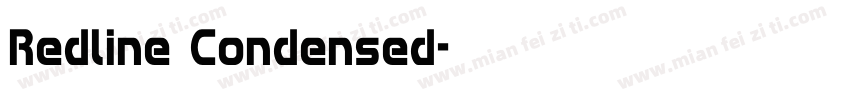 Redline Condensed字体转换